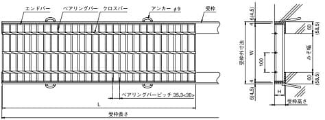 グレーチング図面