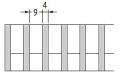ステングレーチング YFUR4（電解） P=13　隙間=9