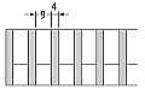 ステングレーチング YFU4（電解） P=13　隙間=9