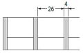 ステングレーチング YFUR4（電解） P=30　隙間=26