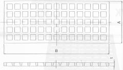 長方形格子網 VN 寸法図