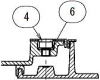 カラー舗装用 化粧マンホール EMBH4S 取手穴廻り断面